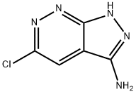 5-Chloro-1H-pyrazolo[3,4-c]pyridazin-3-ylamine 化学構造式