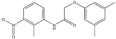 651017-59-3 2-(3,5-dimethylphenoxy)-N-(2-methyl-3-nitrophenyl)acetamide