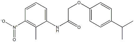 651018-61-0 2-(4-isopropylphenoxy)-N-(2-methyl-3-nitrophenyl)acetamide