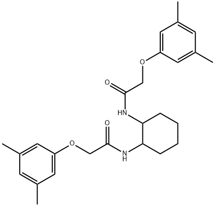 2-(3,5-dimethylphenoxy)-N-(2-{[2-(3,5-dimethylphenoxy)acetyl]amino}cyclohexyl)acetamide|