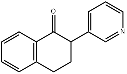 1(2H)-Naphthalenone, 3,4-dihydro-2-(3-pyridinyl)- 化学構造式