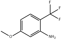 Benzenamine, 5-methoxy-2-(trifluoromethyl)- 化学構造式