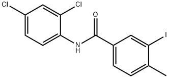 N-(2,4-dichlorophenyl)-3-iodo-4-methylbenzamide Struktur