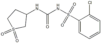 663216-65-7 3-[({[(2-chlorophenyl)sulfonyl]amino}carbonyl)amino]tetrahydrothiophene 1,1-dioxide
