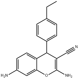 665000-43-1 2,7-diamino-4-(4-ethylphenyl)-4H-chromene-3-carbonitrile