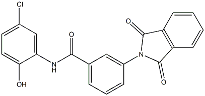 N-(5-chloro-2-hydroxyphenyl)-3-(1,3-dioxo-1,3-dihydro-2H-isoindol-2-yl)benzamide Structure