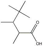 2,3,4,4-tetramethylpentanoic acid Struktur