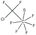 pentafluoro(2-chloro-2,2-difluoroethyl) sulfur Struktur