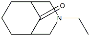 3-ethyl-3-azabicyclo[3.3.1]nonan-9-one 化学構造式