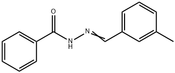 N'-[(E)-(3-methylphenyl)methylidene]benzohydrazide 化学構造式