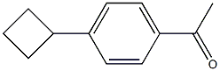 1-(4-cyclobutylphenyl)ethan-1-one Structure