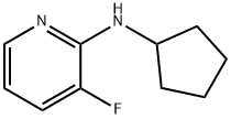 N-cyclopentyl-3-fluoropyridin-2-amine Struktur