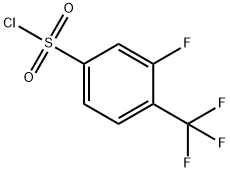 3-Fluoro-4-trifluoromethylbenzenesulfonyl chloride Struktur