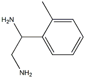 1-(2-METHYLPHENYL)ETHANE-1,2-DIAMINE 化学構造式