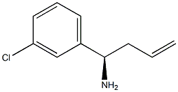 (1R)-1-(3-CHLOROPHENYL)BUT-3-EN-1-AMINE Struktur