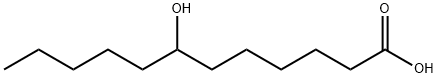 7-ヒドロキシラウリン酸 化学構造式