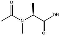 Alanine, N-acetyl-N-methyl- 化学構造式