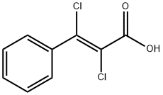 2-Propenoic acid, 2,3-dichloro-3-phenyl-, (E)- (9CI)