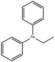 Arsine, ethyldiphenyl- Struktur