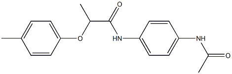 N-[4-(acetylamino)phenyl]-2-(4-methylphenoxy)propanamide|