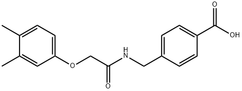 723736-70-7 4-({[(3,4-dimethylphenoxy)acetyl]amino}methyl)benzoic acid