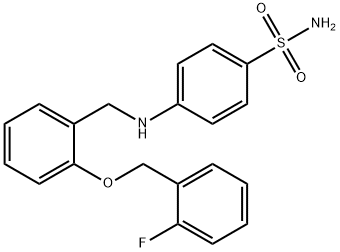 4-({2-[(2-fluorobenzyl)oxy]benzyl}amino)benzenesulfonamide,724449-45-0,结构式