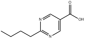 2-butylpyrimidine-5-carboxylic acid 化学構造式