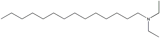 十四烷基二乙基叔胺,7307-58-6,结构式