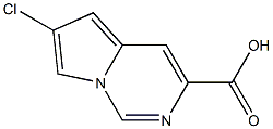 6-氯吡咯并[1,2-C]嘧啶-3-羧酸,736925-08-9,结构式