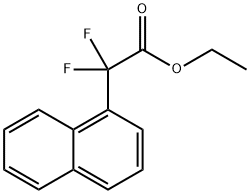 2,2-二氟-2-(1-萘基)乙酸乙酯,73790-00-8,结构式