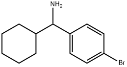 (4-BROMOPHENYL)(CYCLOHEXYL)METHANAMINE Structure