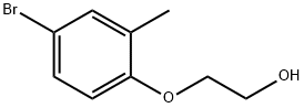 2-(4-Bromo-2-methylphenoxy)-ethanol Structure