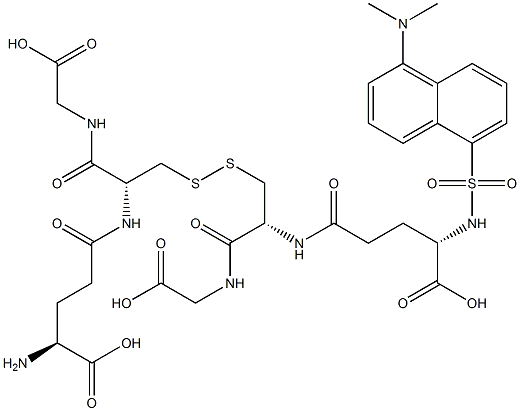 Dansyl glutathione Struktur