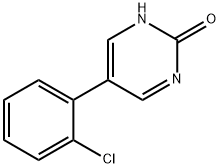 2-Hydroxy-5-(2-chlorophenyl)pyrimidine Structure