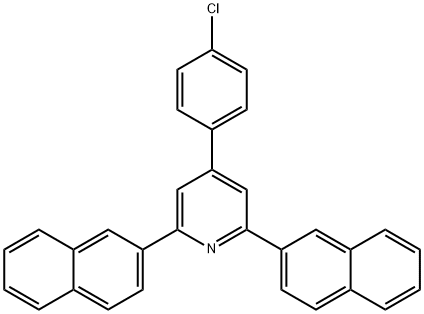 4-(4-chlorophenyl)-2,6-di(2-naphthyl)pyridine|