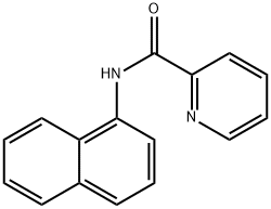N-(NAPHTHALEN-1-YL)PICOLINAMIDE 结构式