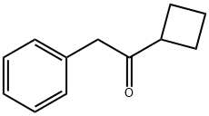 1-CYCLOBUTYL-2-PHENYLETHAN-1-ONE 结构式