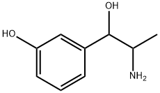3-(2-amino-1-hydroxypropyl)phenol Struktur