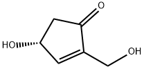 (R)-4-hydroxy-2-(hydroxymethyl)-2-cyclopenten-1-one Structure