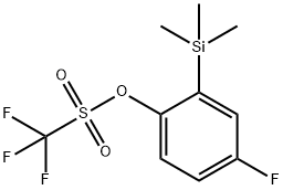 Methanesulfonic acid,trifluoro-,4-fluoro-2-(trimethylsilyl)phenyl ester Structure
