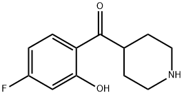 (4-Fluoro-2-hydroxyphenyl)-4-piperidinyl Struktur