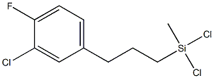 Dichloro-(3-(3-chloro-4-fluorophenyl)propyl)methylsilane Structure