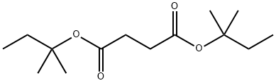 1,4-bis(2-methylbutan-2-yl) butanedioate, 77106-39-9, 结构式