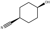 Cyclohexanecarbonitrile, 4-hydroxy-, cis- Structure