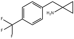 1-(4-Trifluoromethylbenzyl)cyclopropanamine Structure