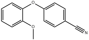 4-(2-methoxyphenoxy)benzonitrile, 78338-67-7, 结构式