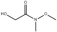 2-hydroxy-N-methoxy-N-methylacetamide Structure