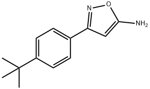 3-(4-tert-butylphenyl)-1,2-oxazol-5-amine 化学構造式