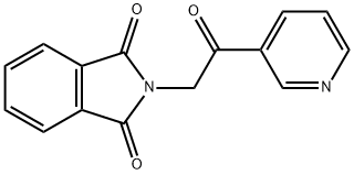 2-(2-oxo-2-(pyridin-3-yl)ethyl)isoindoline-1,3-dione Structure