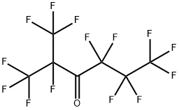3-Hexanone,1,1,1,2,4,4,5,5,6,6,6-undecafluoro-2-(trifluoromethyl)-,813-45-6,结构式